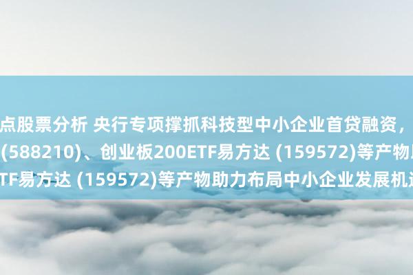 热点股票分析 央行专项撑抓科技型中小企业首贷融资，科创100ETF易方达 (588210)、创业板200ETF易方达 (159572)等产物助力布局中小企业发展机遇